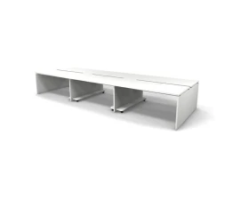 Рабочая станция 6 мест с полкой под ПК 474x163x74,3 Europe images