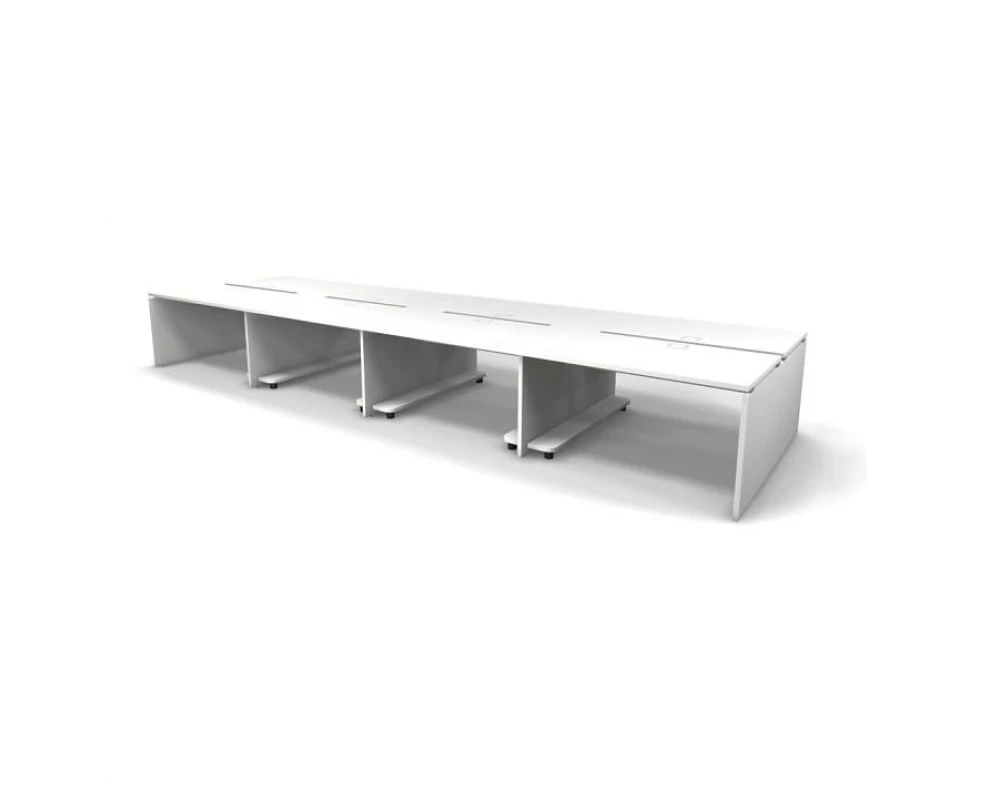 Рабочая станция 8 мест с полкой под ПК 552x163x74,3 Europe