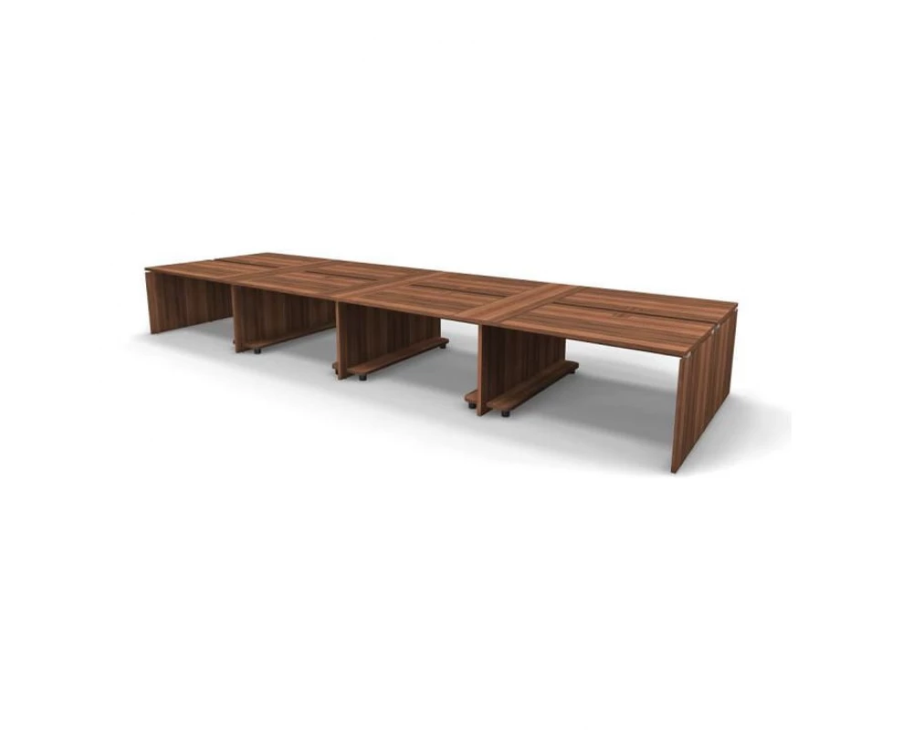 Рабочая станция 8 мест с полкой под ПК 552x163x74,3 Europe