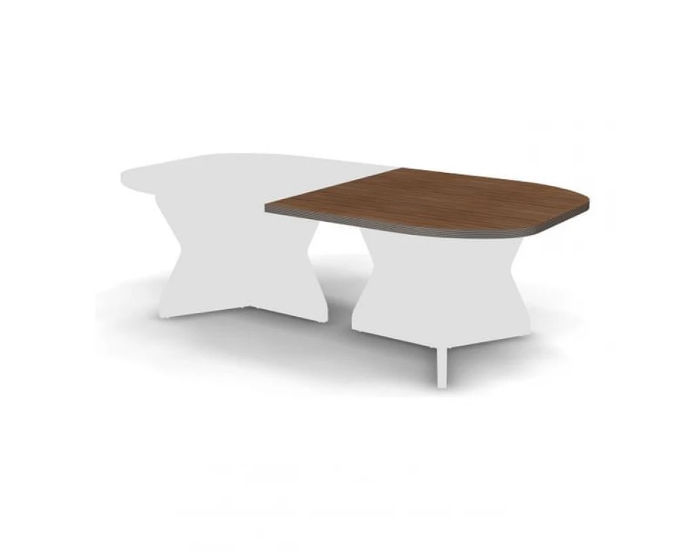 Элемент конечный конференц стола 120x120x3,8 Smart Director