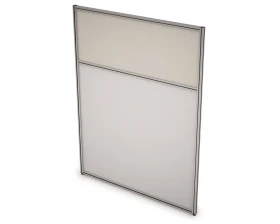 Перегородка напольная комби ЛДСП+Ткань 1600x1300x29 АРГО images