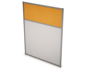 Перегородка напольная комби ЛДСП+Ткань 1600x1300x29 АРГО images