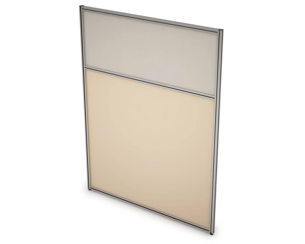 Перегородка напольная комби ЛДСП+Ткань 1600x1300x29 АРГО