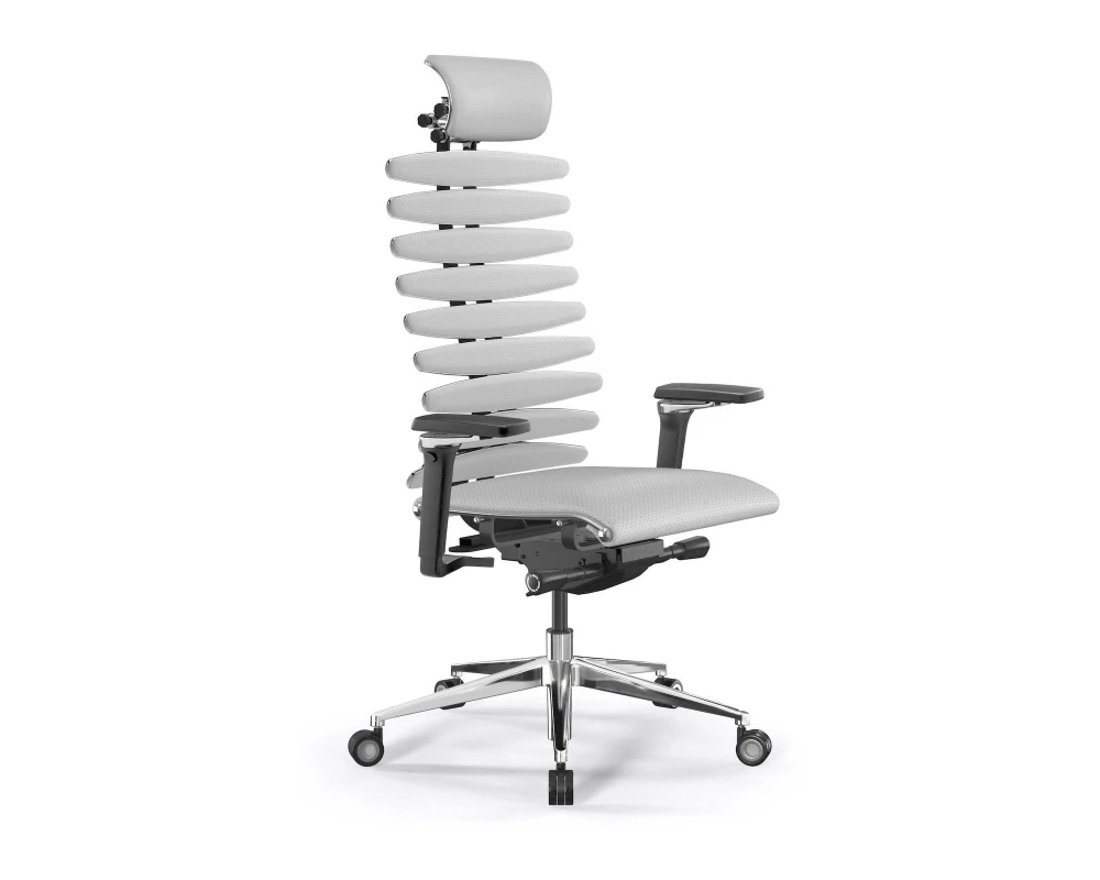 Кресло EQ L2-47D M26.B35.G25.W04 Экокожа, Белый