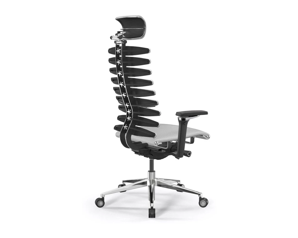 Кресло EQ L2-47D M26.B35.G25.W04 Экокожа, Белый