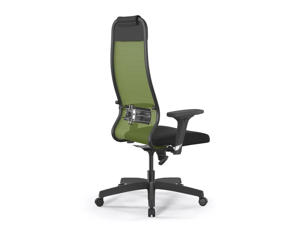 Кресло ErgoLife Set 11/подл.200/осн.Sit 001 Сетка/Ткань, Зеленый/Черный