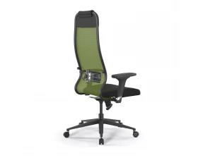 Кресло ErgoLife Set 11/подл.200/осн.Sit 002 Сетка/Ткань, Зеленый/Черный images