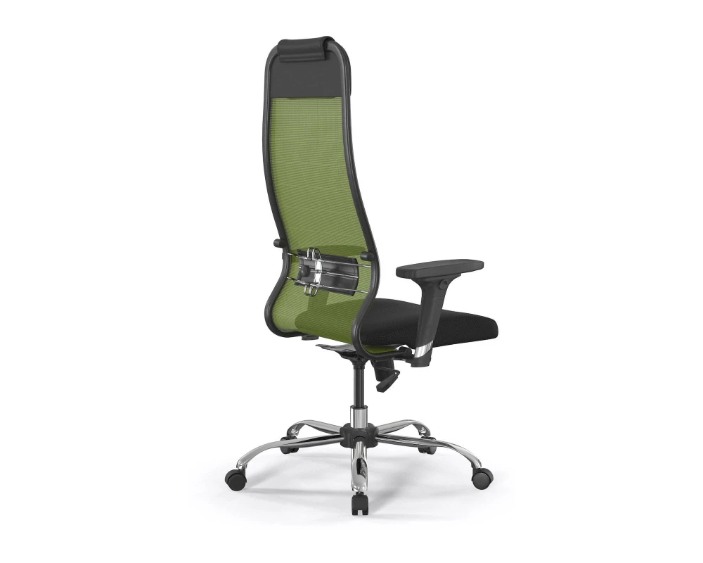 Кресло ErgoLife Set 11/подл.200/осн.Sit 003 Сетка/Ткань, Зеленый/Черный