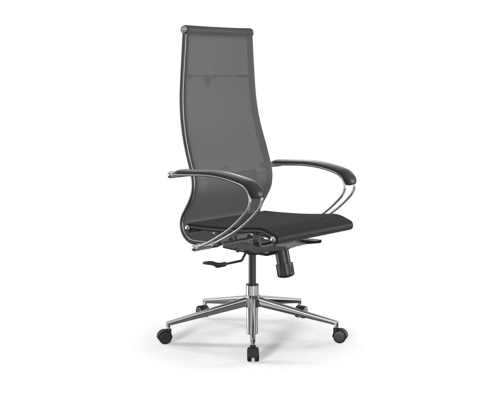 Кресло ErgoLife Set 7/подл.131/осн.Synchro 052 Сетка, Серый/Черный