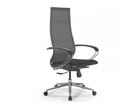 Кресло ErgoLife Set 7/подл.131/осн.Synchro 052 Сетка, Серый/Черный images