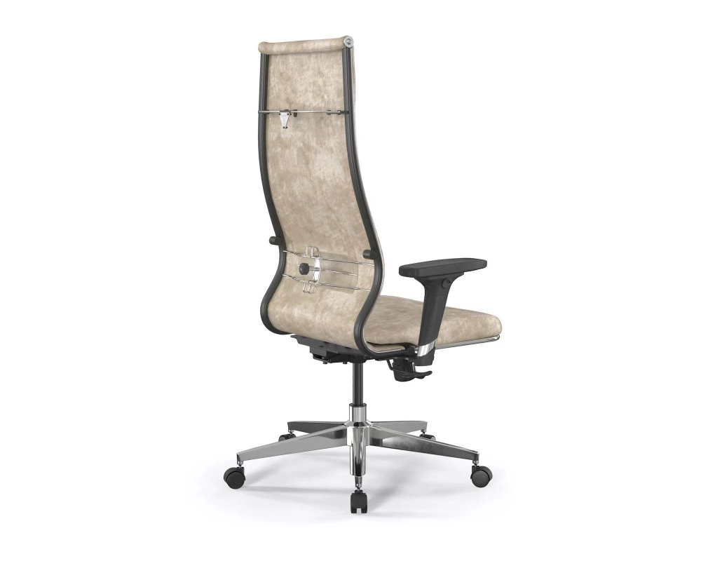 Кресло ErgoLife Set L42 Bravo/подл.200/осн.Synchro 004 Велюр, Бежевый