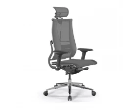 Кресло Move B2-14D M26.B32.G25.W03 Сетка/Экокожа, Серый/Темно-серый images