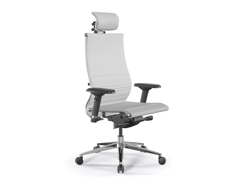 Кресло Samurai K-3 Экокожа, Белый