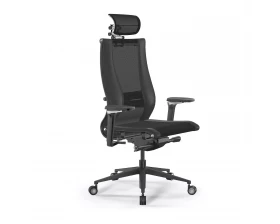 Кресло Samurai L2-16D M26.B11.G24.W04 (подл.1) Сетка/Экокожа, Черный images