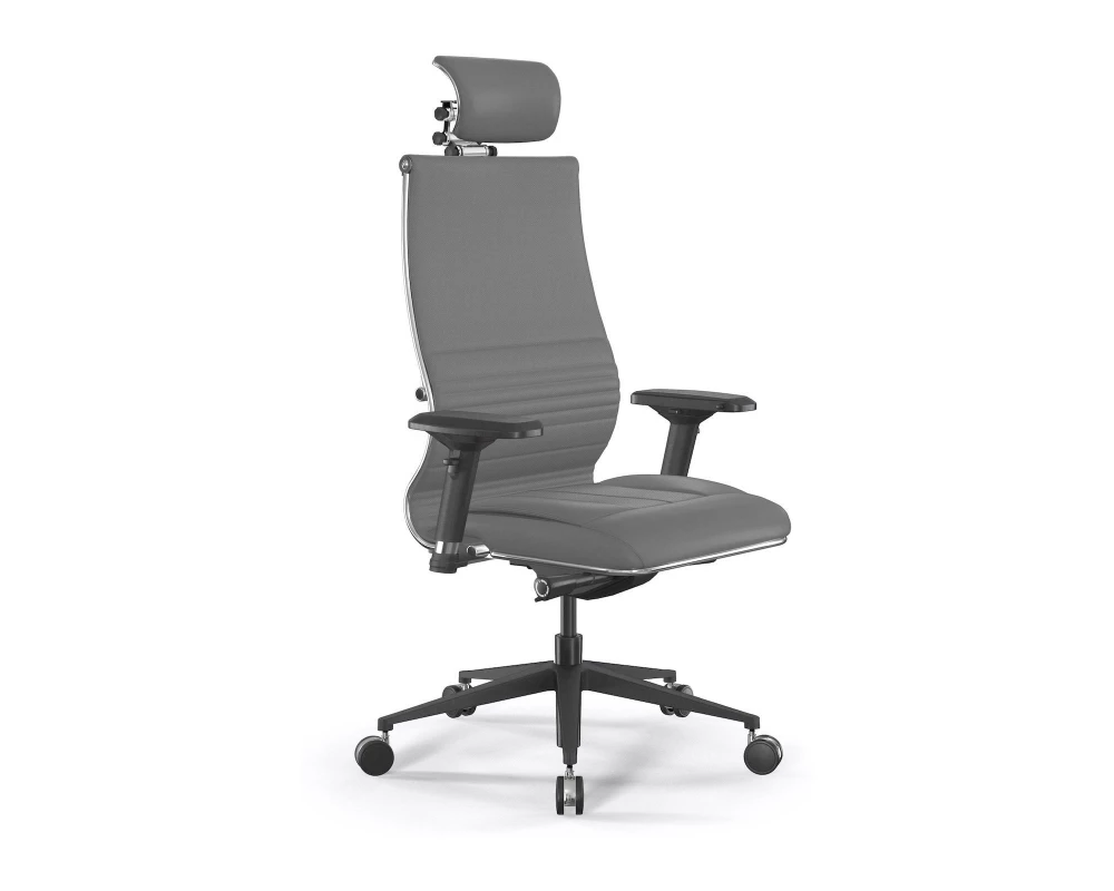 Кресло Samurai L2-8D M26.B11.G24.W25 Экокожа, Серый