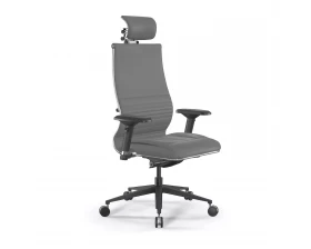 Кресло Samurai L2-8D M26.B11.G24.W25 Экокожа, Серый images