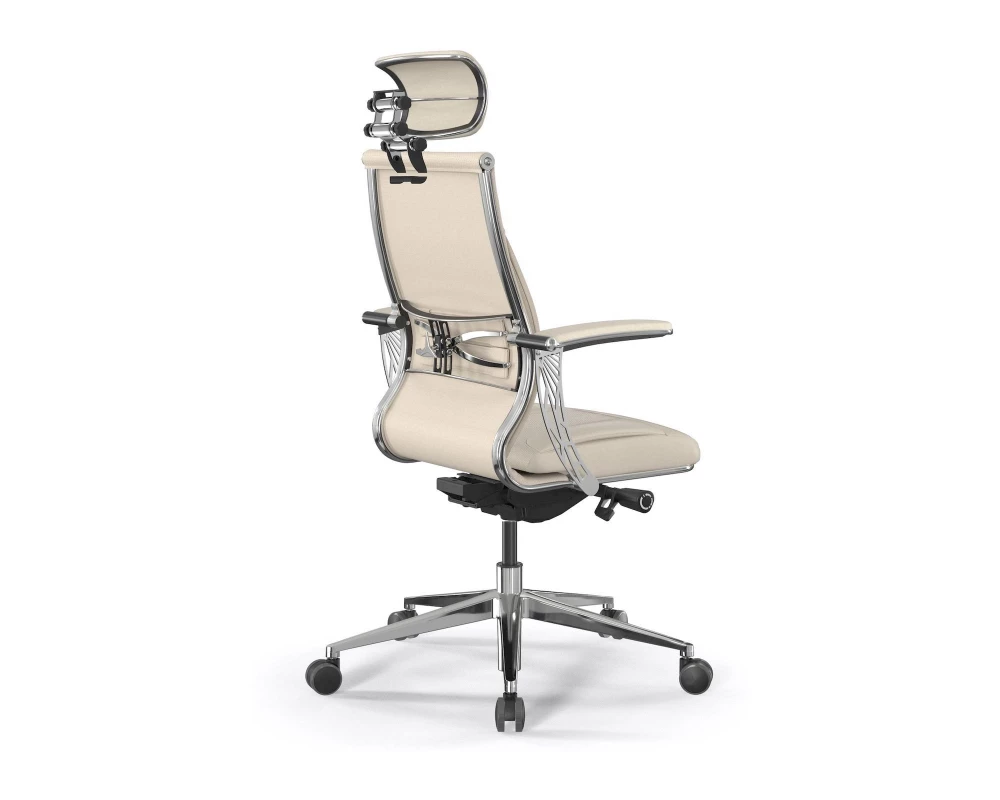 Кресло Samurai M3-11U M26.B32.G25.W03 (подл.1) Экокожа, Молочный