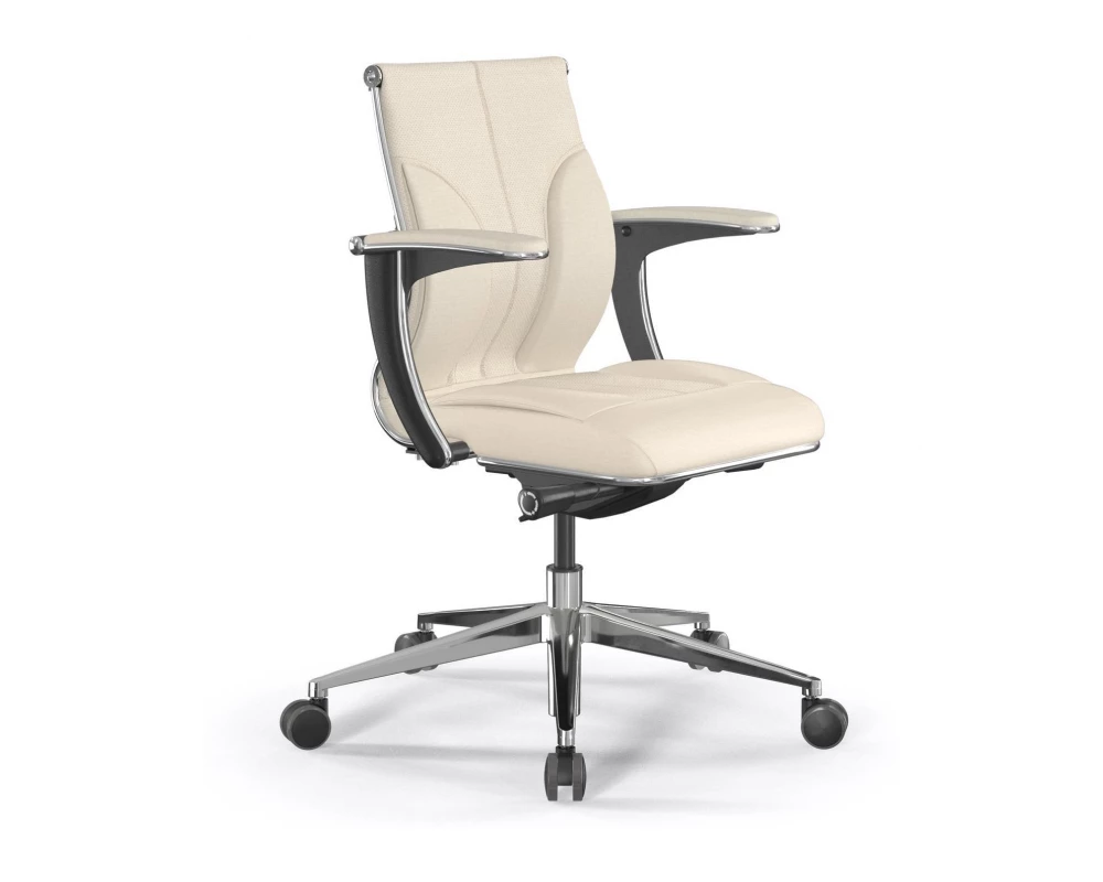 Кресло Samurai S4-11U M26.B32.G25.W03 (подл.1) Экокожа, Молочный