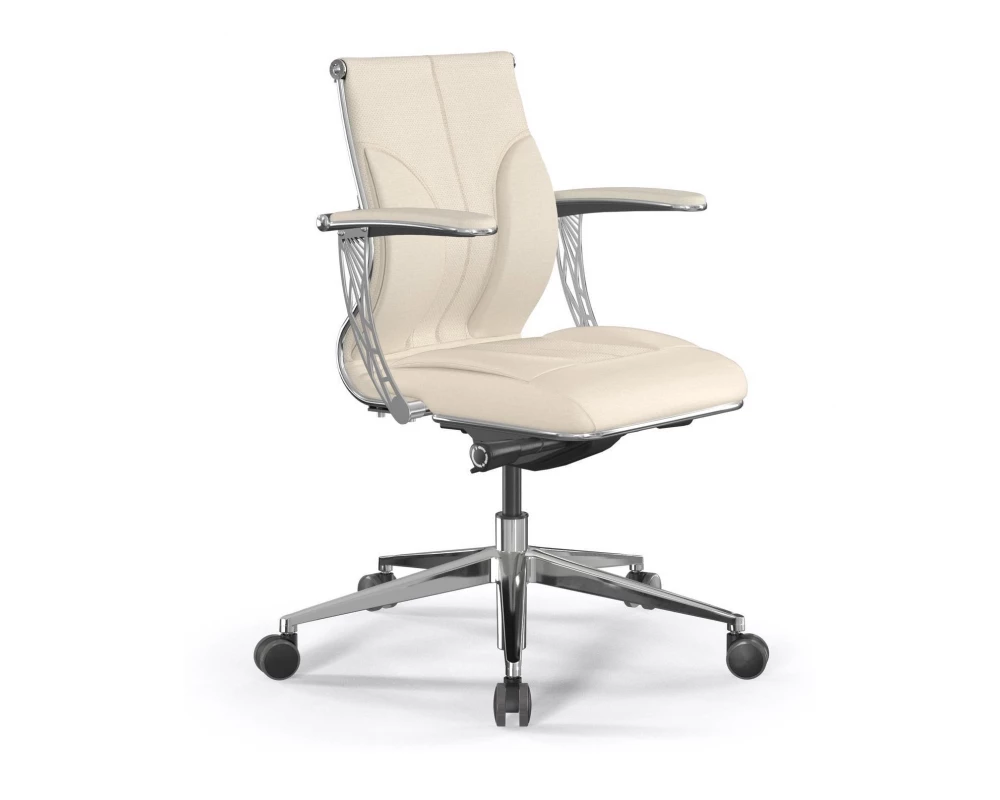 Кресло Samurai S4-11U M26.B32.G25.W03 (подл.2) Экокожа, Молочный