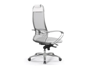 Кресло Samurai SL-1 Сетка/Экокожа, Белый images