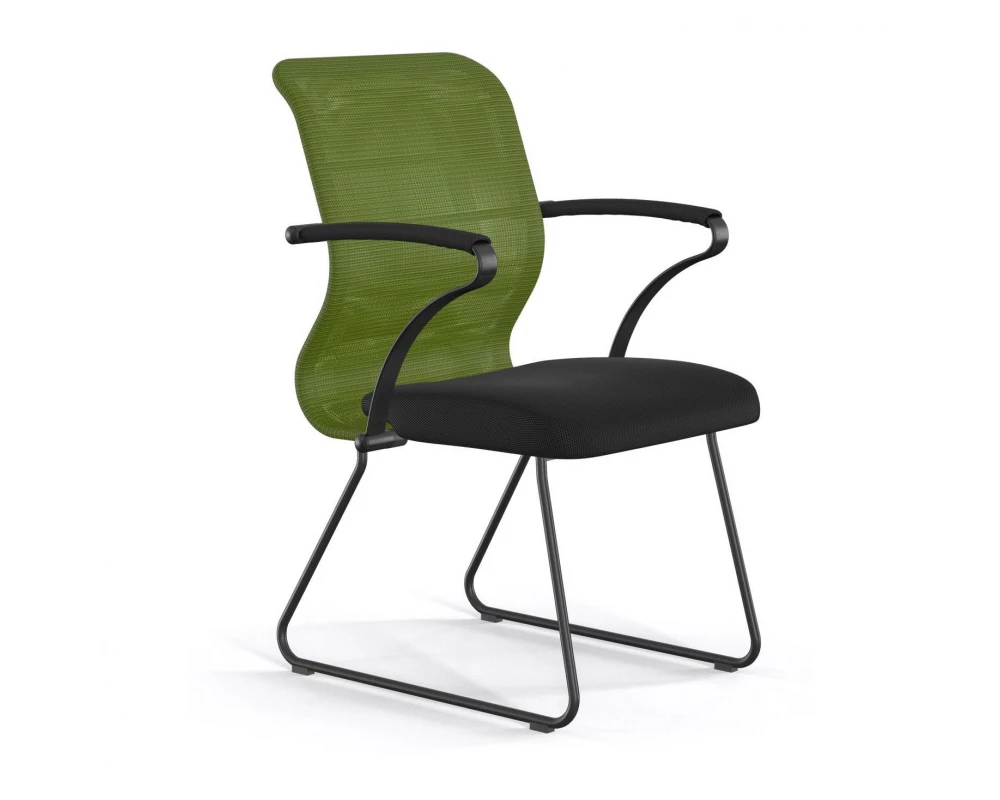 Кресло Sit 8 M4-8K F57 (подл.1) Сетка/Ткань, Зеленый/Черный