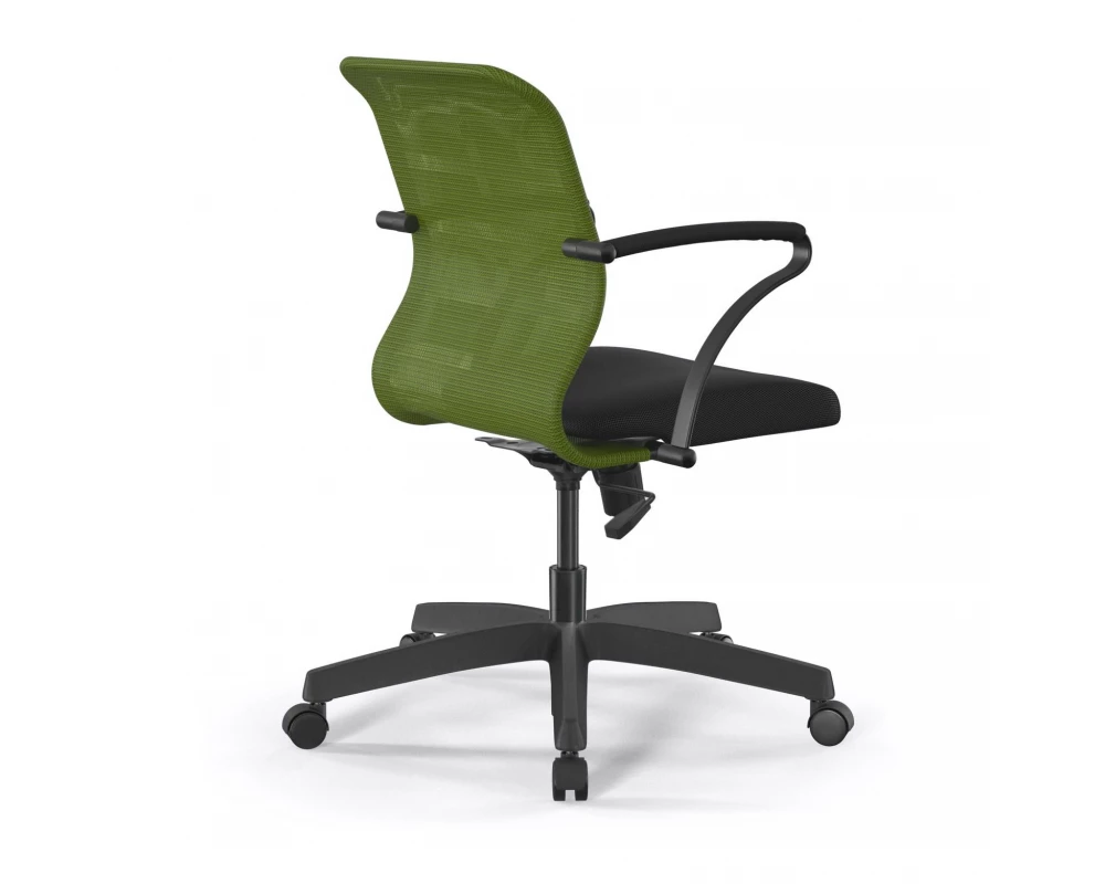 Кресло Sit 8 M4-8K M09.B02.G15.W01 Сетка/Ткань, Зеленый/Черный