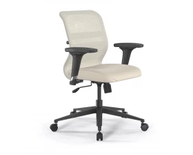 Кресло Sit 8 M4-9D M09.B11.G19.W02 Сетка/Экокожа, Молочный images