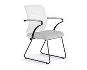 Кресло Sit 8 M4-9K F57 Сетка/Экокожа, Белый images