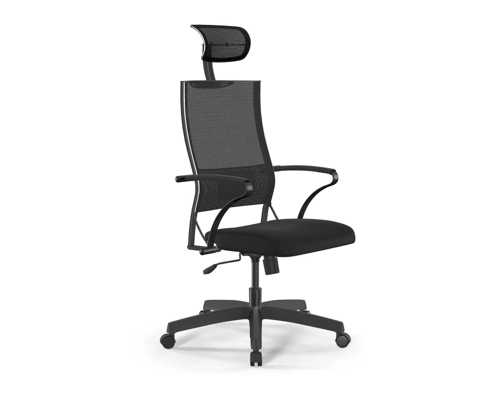 Кресло ErgoLife Sit Air-180 B2-290K M09.B02.G15.W01 Сетка/Ткань, Черный