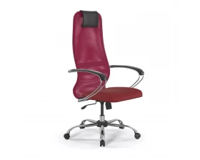 Кресло SU-B-8/подл.131/осн.003 Сетка/Ткань, Красный images