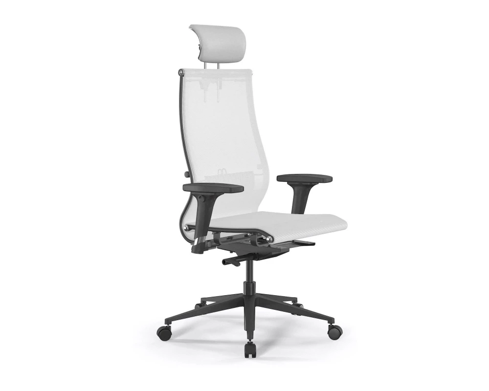 Кресло SynchroSit 10 B2-107D M23.B11.G19.W02 Сетка/Экокожа, Белый