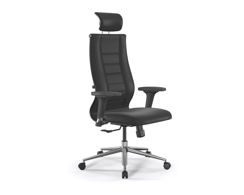 Кресло SynchroSit 10 B2-135D M25.B23.G18.W01 Экокожа, Черный