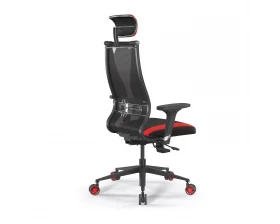 Кресло SynchroSit 10 B2-170D M18.B11.G19.W32 Ткань/Экокожа, Черный/Красный images