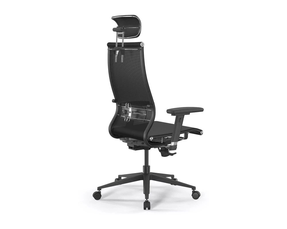 Кресло SynchroSit 10 B2-189D M25.B11.G19.W02 Сетка/Экокожа, Черный