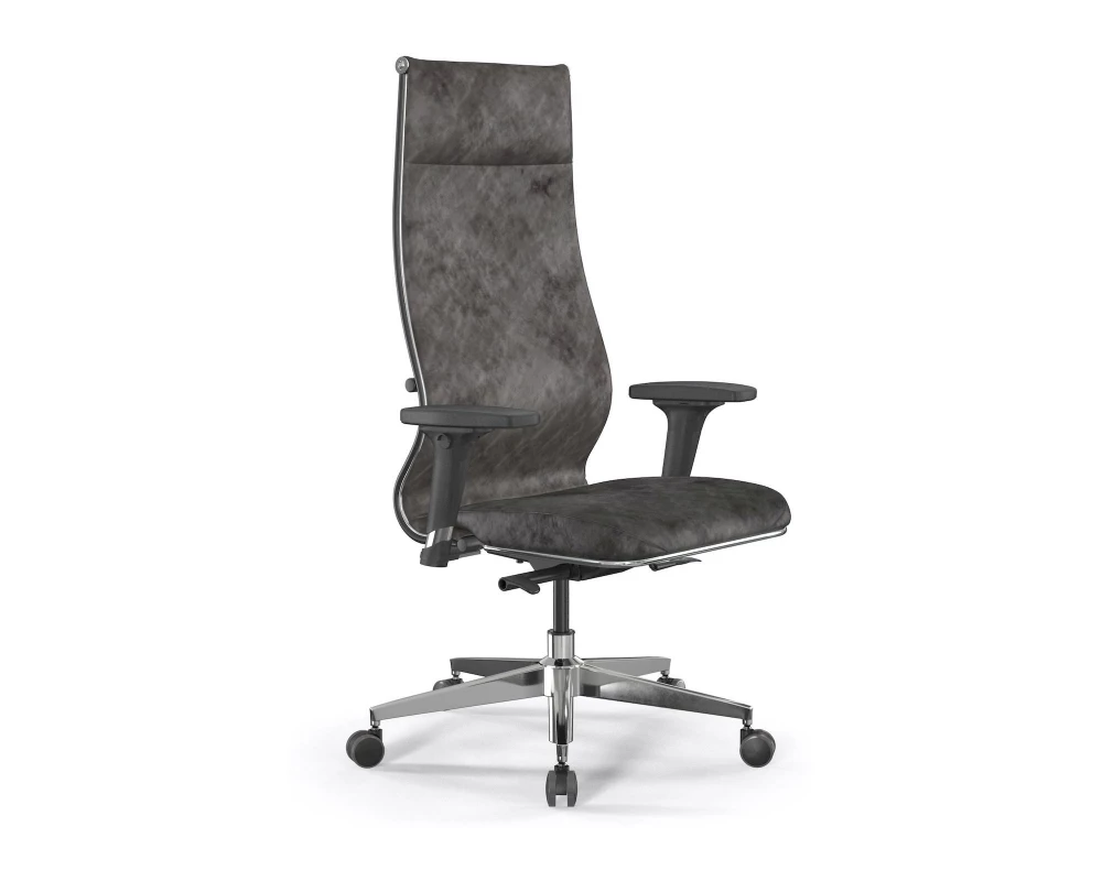 Кресло SynchroSit 10 L1-142D M24.B22.G18.W03 Велюр, Темно-серый