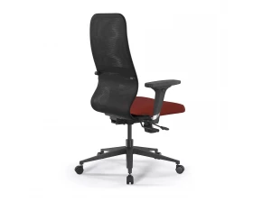 Кресло SynchroSit 8 B2-9D M18.B11.G19.W02 Сетка/Ткань, Черный/Красный images