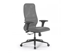 Кресло SynchroSit 8 B2-9D M25.B11.G19.W02 Сетка/Экокожа, Серый images
