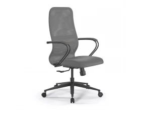Кресло SynchroSit 8 B2-9K M25.B11.G19.W02 (подл.1) Сетка/Экокожа, Серый images