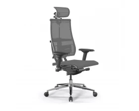 Кресло Y 4DF B2-5D M26.B32.G25.W03 Сетка, Серый/Темно-серый images