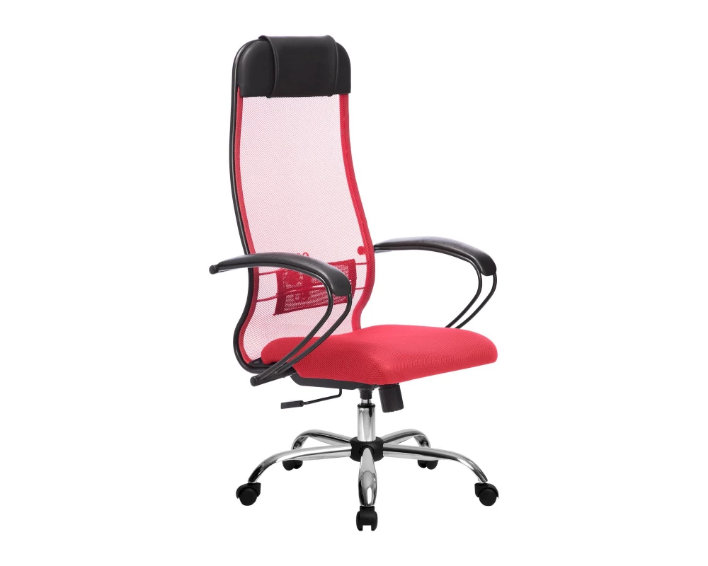 Кресло МЕТТА-11 MPRU подл.130/осн.003 Сетка, Красный