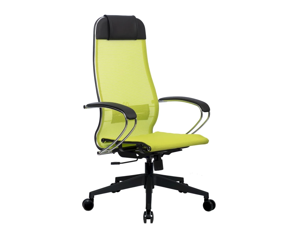 Кресло МЕТТА-12 MPRU подл.131/осн.002 Сетка, Зеленый