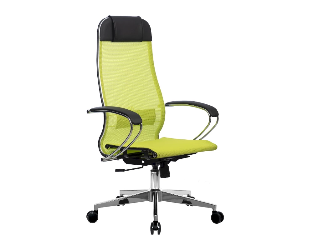 Кресло МЕТТА-12 MPRU подл.131/осн.004 Сетка, Зеленый