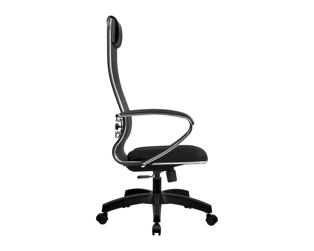 Кресло МЕТТА-15 MPRU подл.131/осн.001 Сетка, Черный