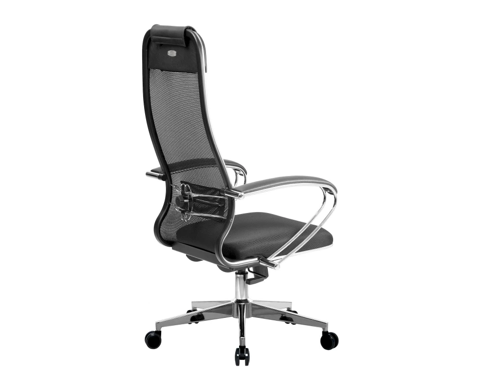 Кресло МЕТТА-15 MPRU подл.131/осн.004 Сетка, Черный