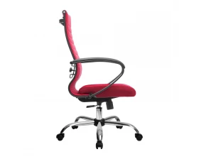 Кресло МЕТТА-19 MPRU подл.130/осн.003 Сетка, Красный images