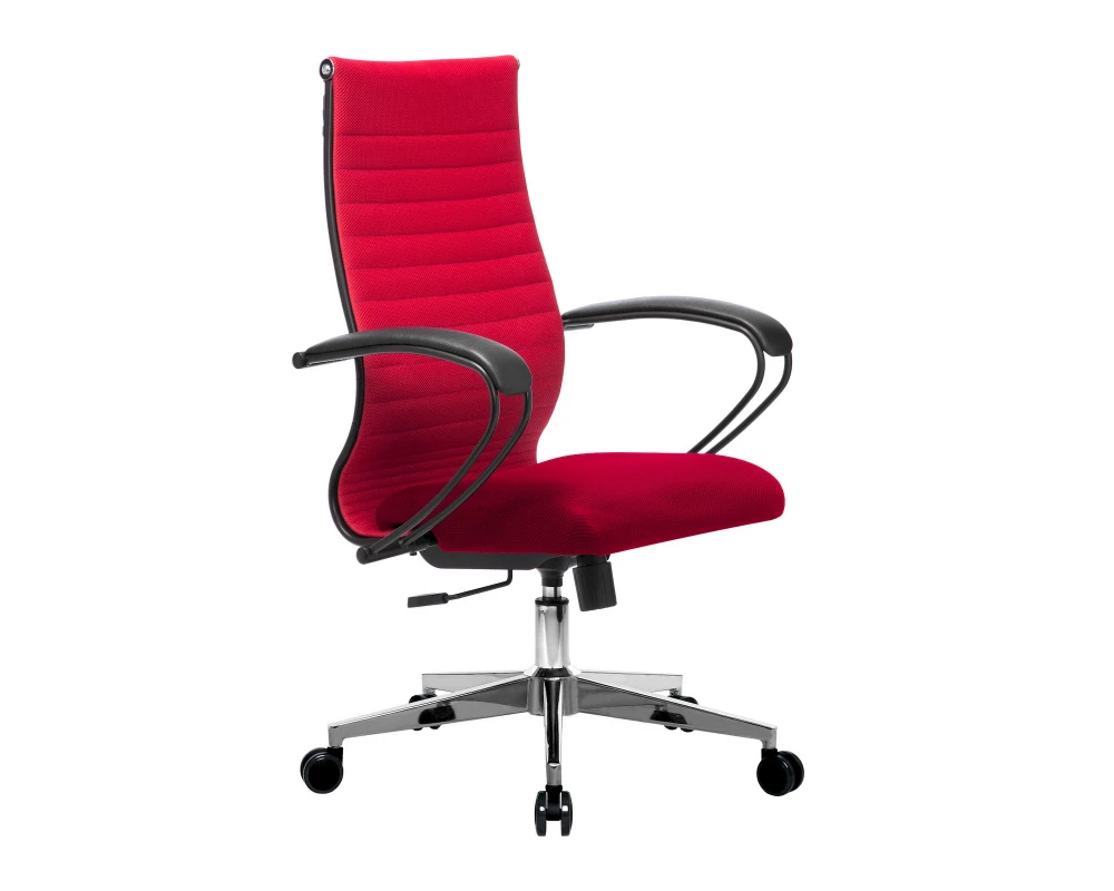 Кресло МЕТТА-19 MPRU подл.130/осн.004 Сетка, Красный