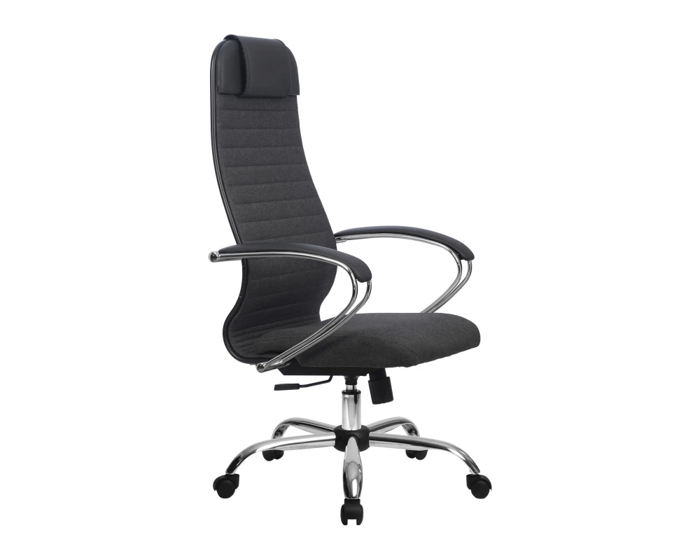 Кресло МЕТТА-27 MPRU подл.131/осн.003 Ткань, Темно-серый