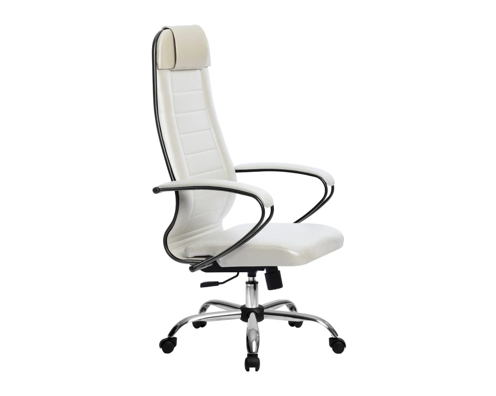 Кресло МЕТТА-28 MPES подл.117/осн.003 Экокожа, Белый