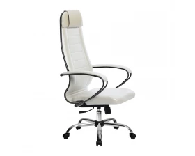 Кресло МЕТТА-28 MPES подл.117/осн.003 Экокожа, Белый images