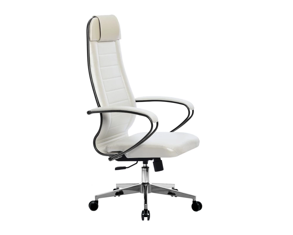 Кресло МЕТТА-28 MPES подл.117/осн.004 Экокожа, Белый